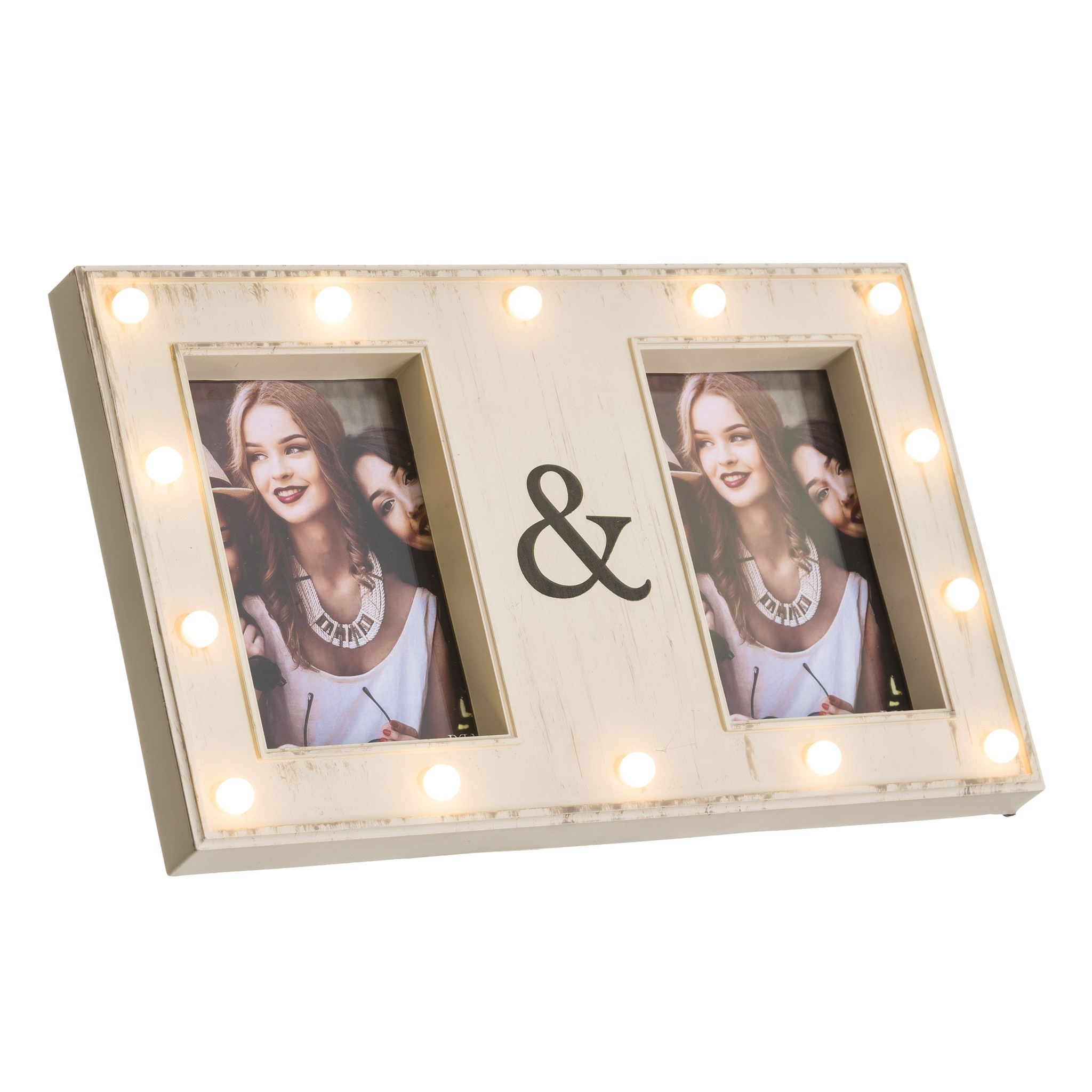 

Фоторамка с Led подсветкой на две секции