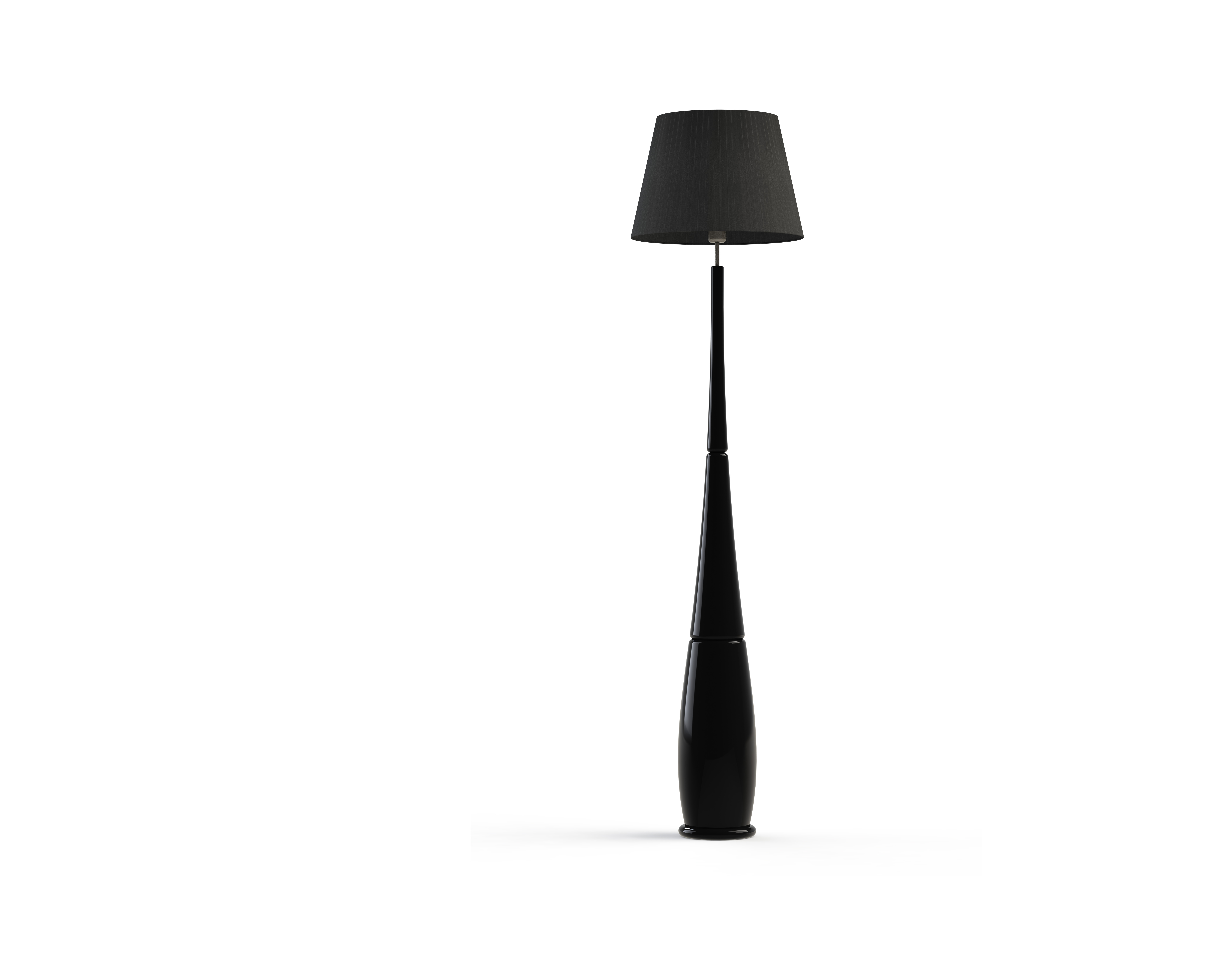 

Торшер Leo Black