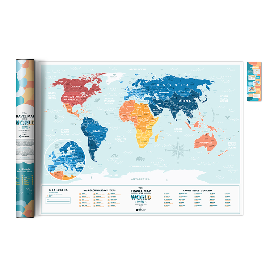 

Карта Travel Map Holiday Lagoon World