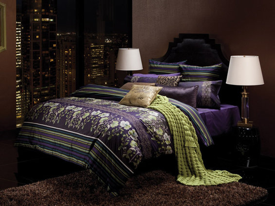 Фотография: Спальня в стиле Восточный, Декор интерьера, Дизайн интерьера, Цвет в интерьере, Текстиль – фото на INMYROOM
