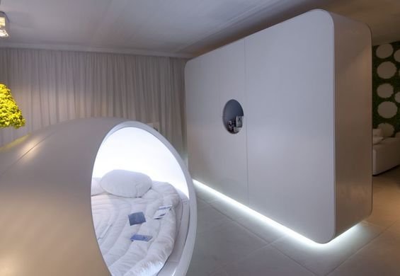 Фотография: Спальня в стиле Современный, Хай-тек, Дизайн интерьера – фото на INMYROOM