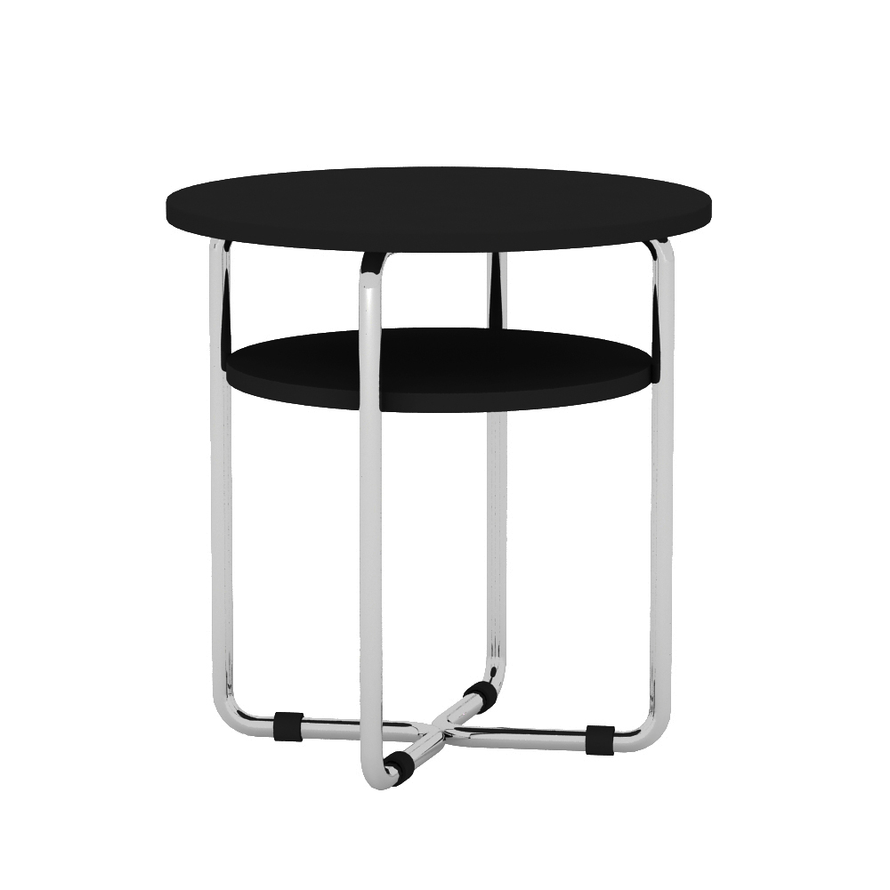 

Журнальный стол Bauhaus с черной столешницей