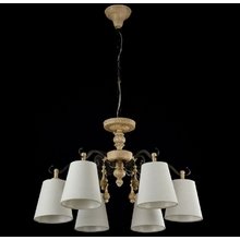 Подвесная люстра Maytoni Cipresso с белыми абажурами Подвесная люстра Maytoni Cipresso с белыми абажурами