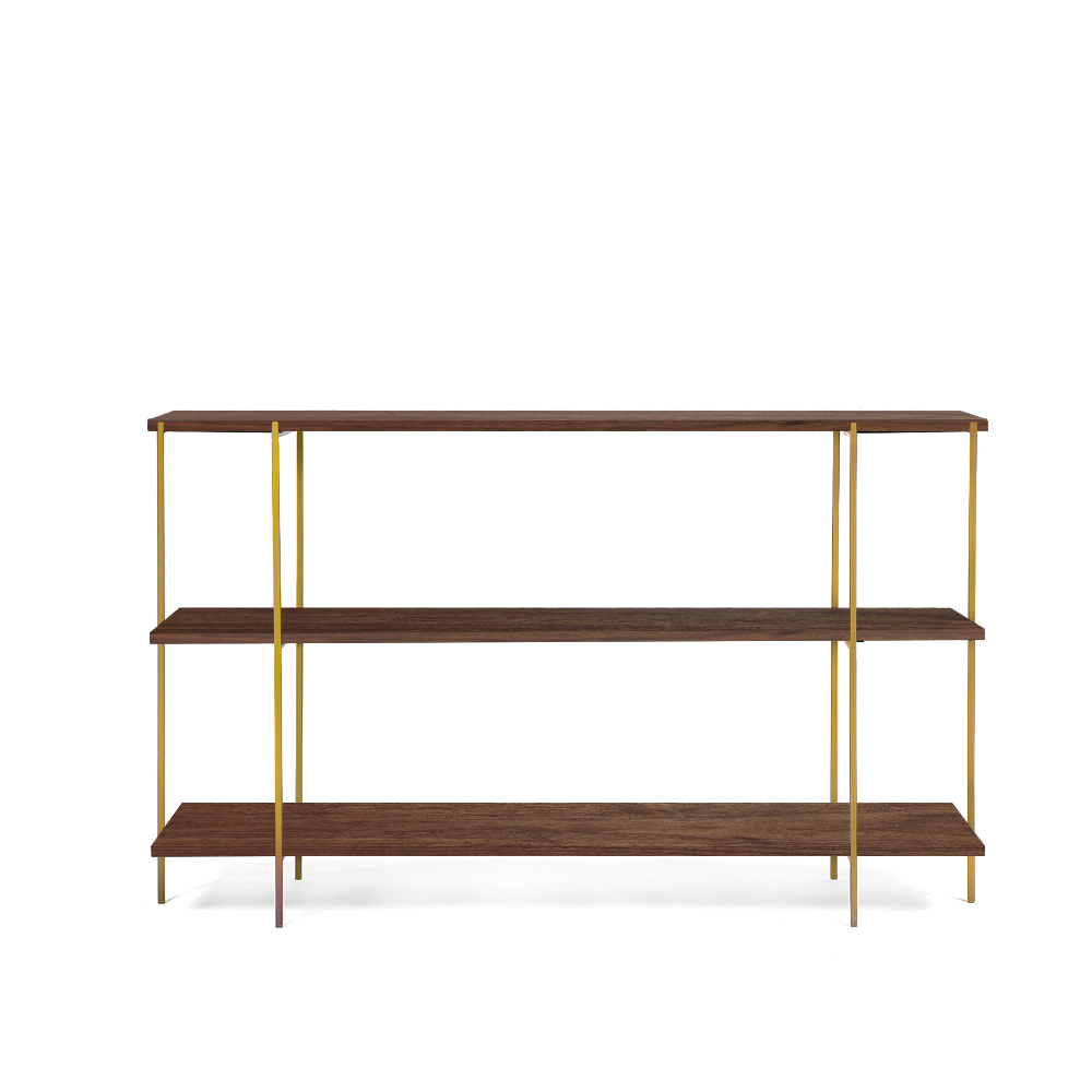 

Стеллаж Florian Gold американский орех