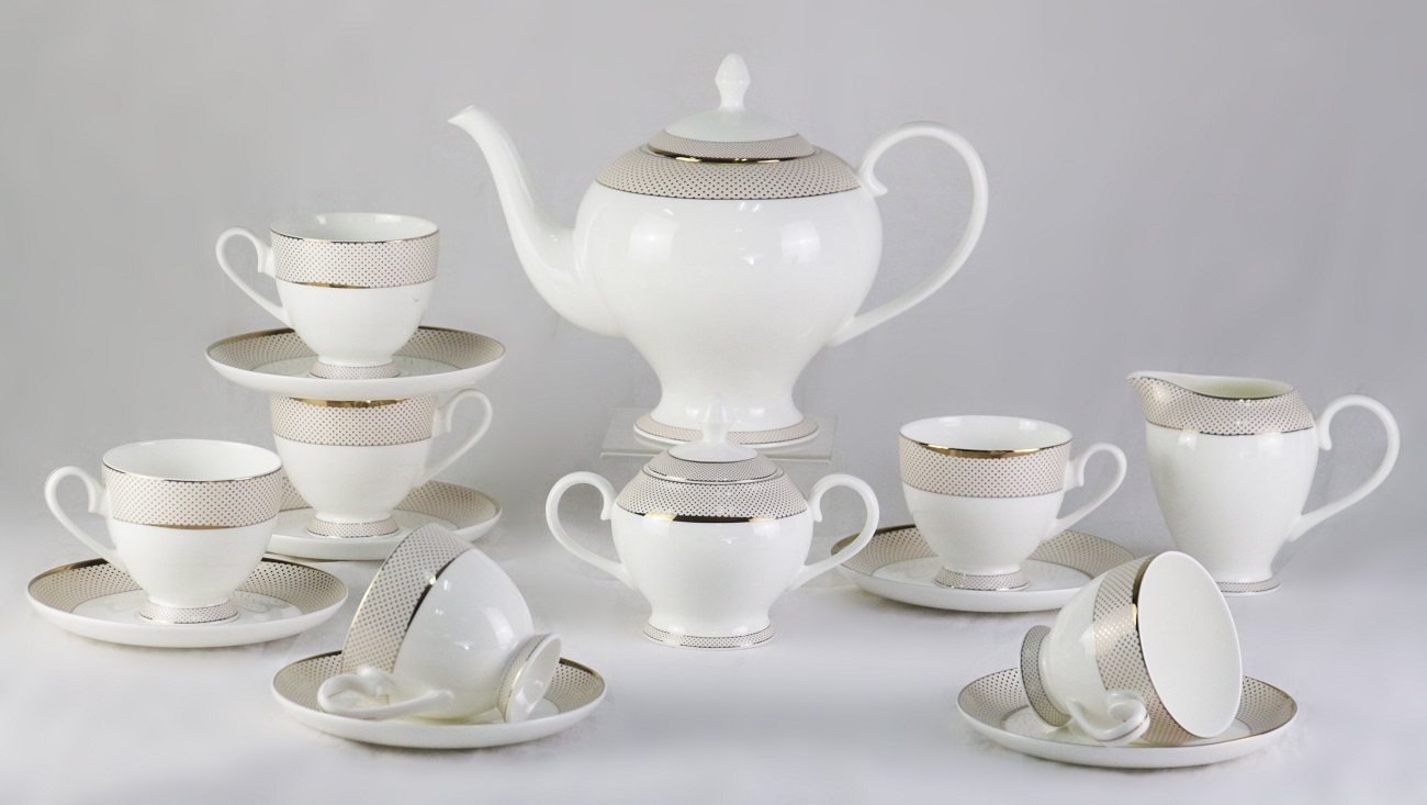 

Чайный сервиз Bianko 17 Pcs Tea Set из фарфора