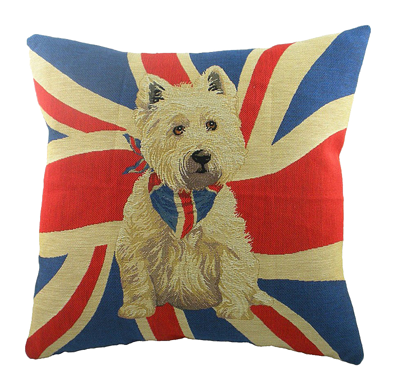 

Подушка с принтом Union Jack Westie