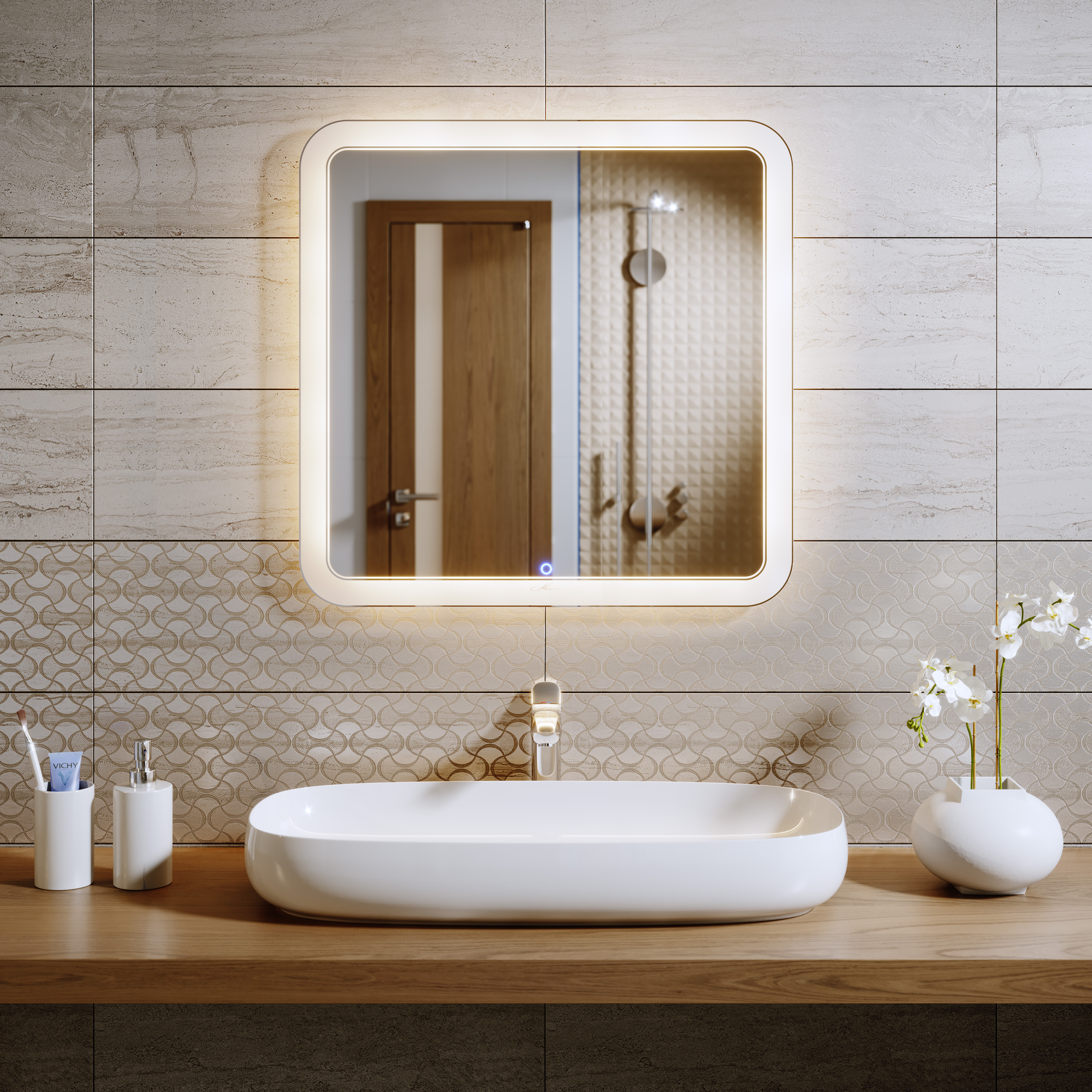 

Зеркало с подсветкой Vanda Lux 80