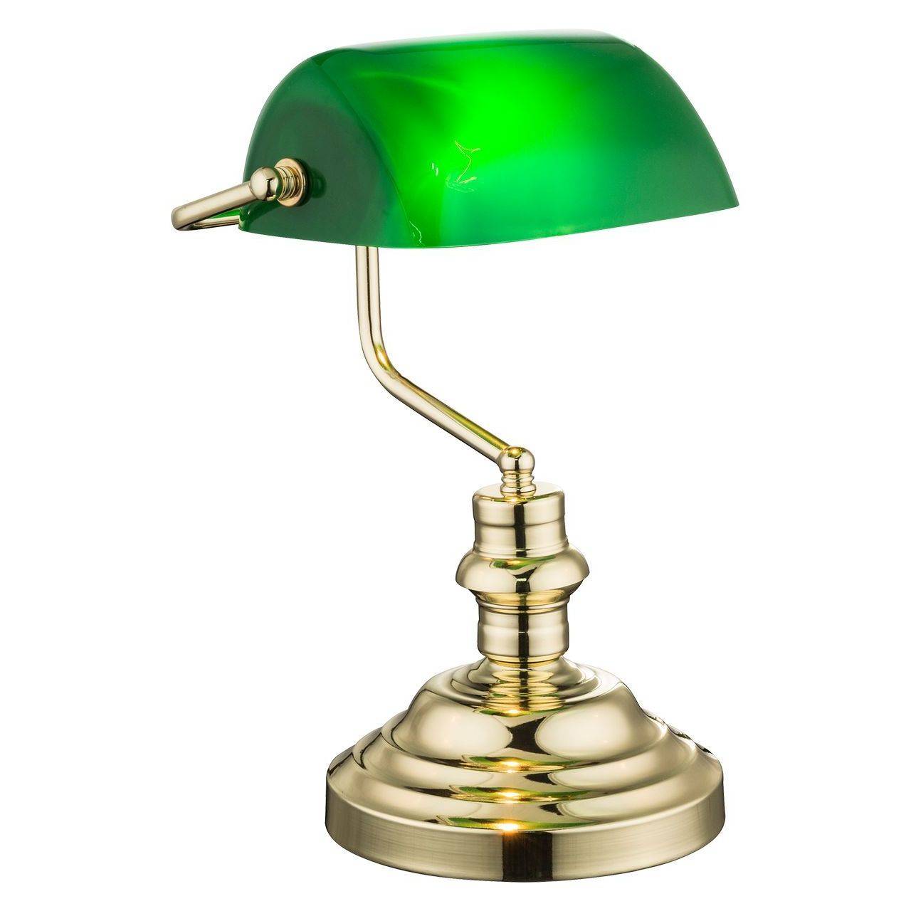 

Настольная лампа Antique из металла и стекла
