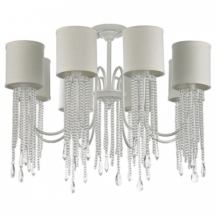 

Люстра на штанге Cascata белого цвета