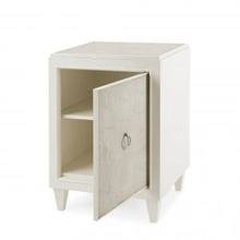 Тумба TAYLOR NIGHTSTAND / CREAM LACQUER AND SHAGREEN Тумба TAYLOR NIGHTSTAND / CREAM LACQUER AND SHAGREEN