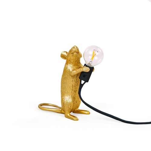 

Настольная лампа Mouse Lamp Gold Step