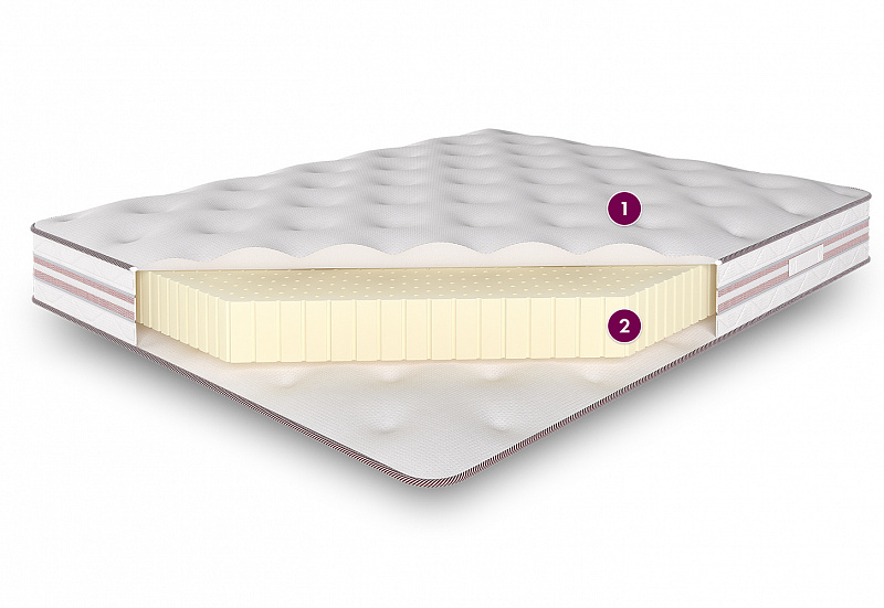 

Пружинный матрас монолит с чехлом из трикотажа 140x190