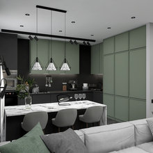 Фото из портфолио Кухня гостиная в современном стиле – фотографии дизайна интерьеров на INMYROOM