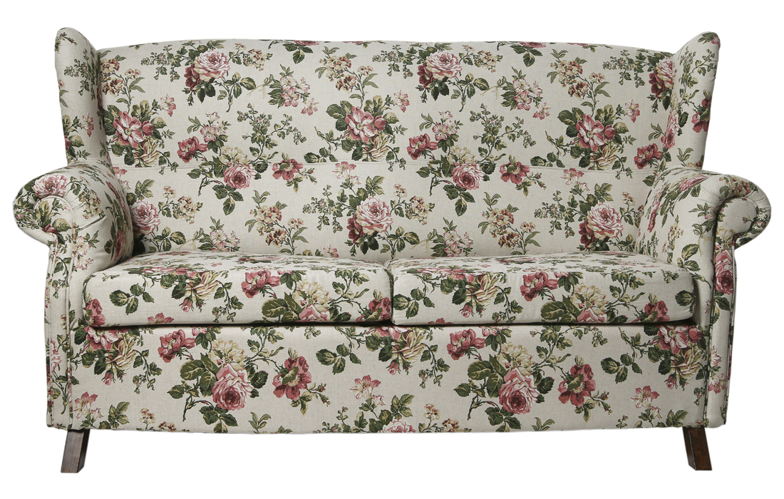 

Диван кантри лён розы