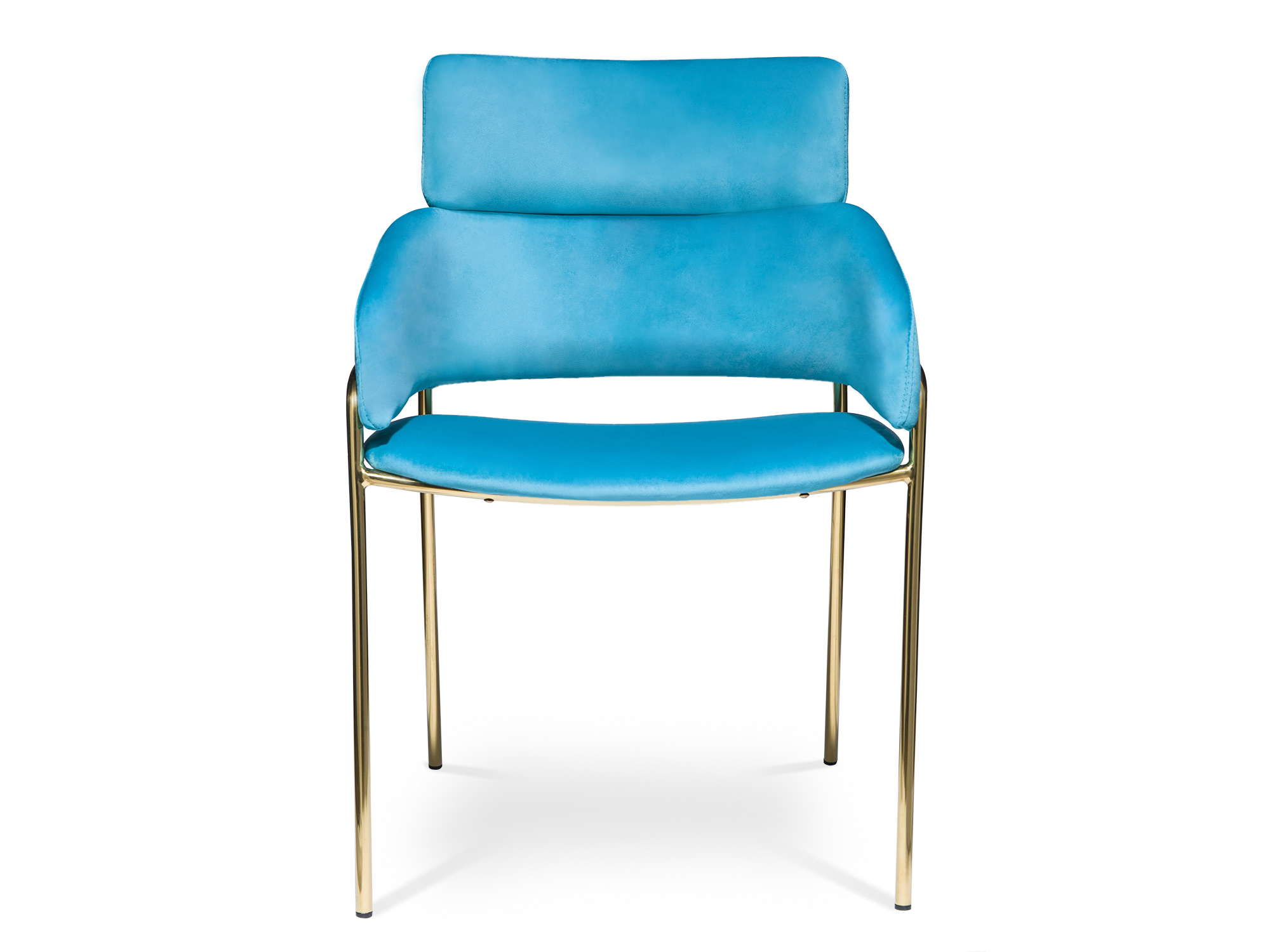 

Полукресло Glam синего цвета