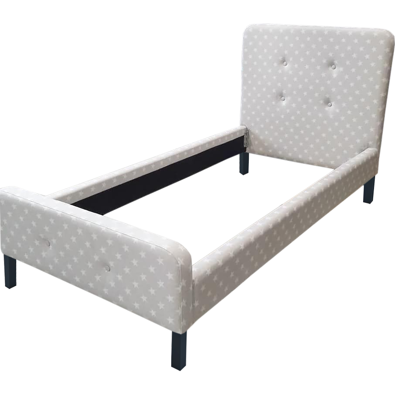 

Кровать Button Tufted Flannelette 90х200