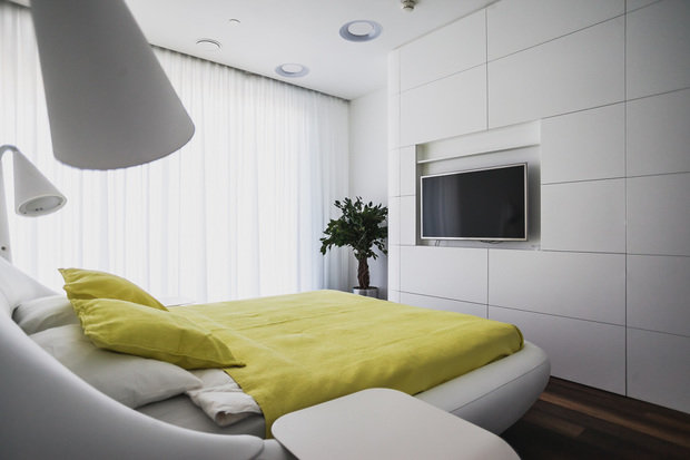 Фотография: Спальня в стиле Современный, Хай-тек – фото на INMYROOM