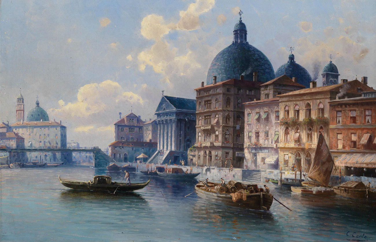 

Репродукция картины на холсте Venedig San Simeone