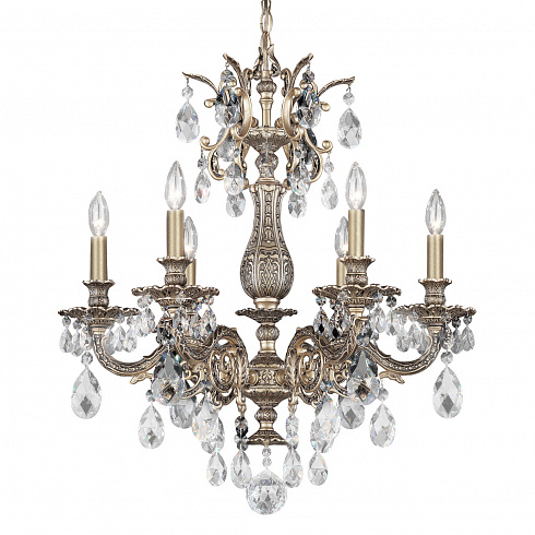 

Подвесная люстра Schonbek Milano с кристаллами Crystal Spectra