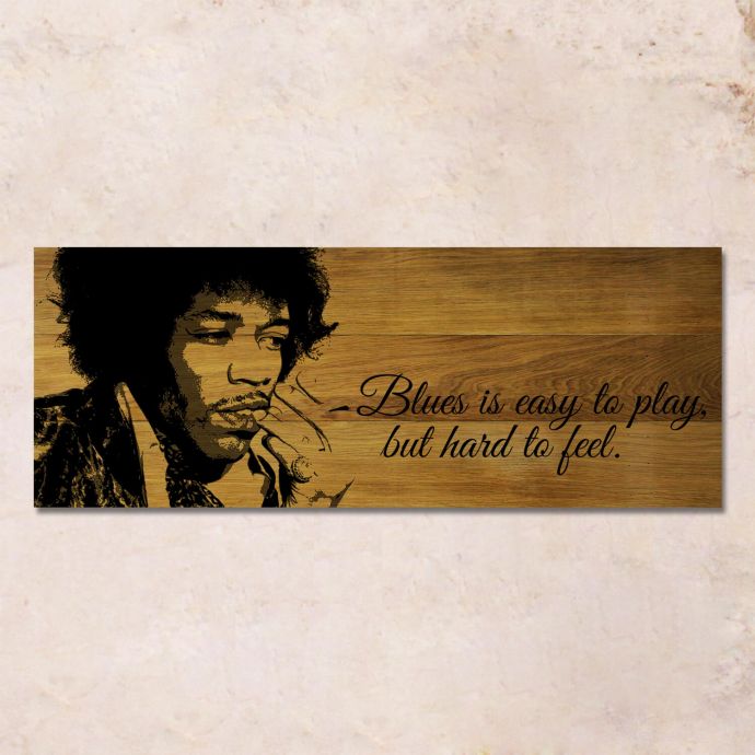 

Панно на дереве Hendrix 30х80