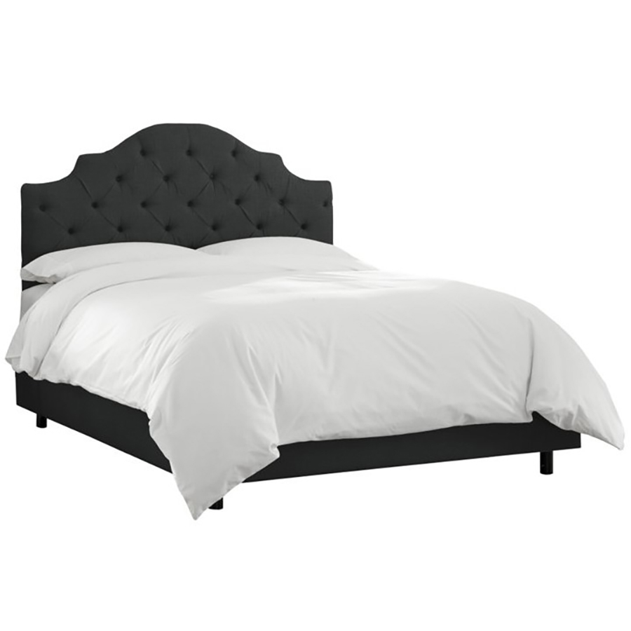 

Кровать Henley Tufted Black 160х200 черного цвета