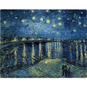 Картина (репродукция, постер): Starry Night over the Rhone, 1888 - Винсент Ван Гог