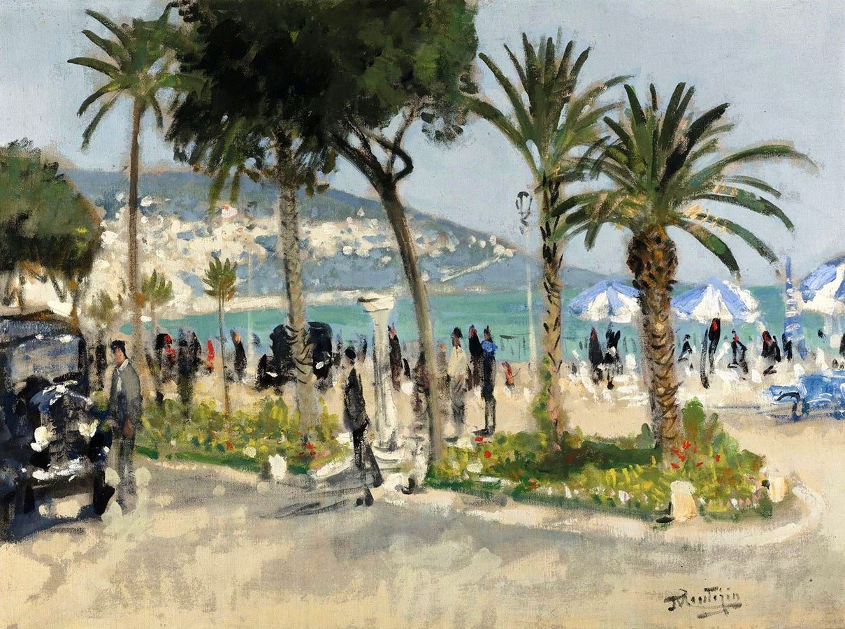 

Репродукция картины на холсте Promenade Des Anglais Nice