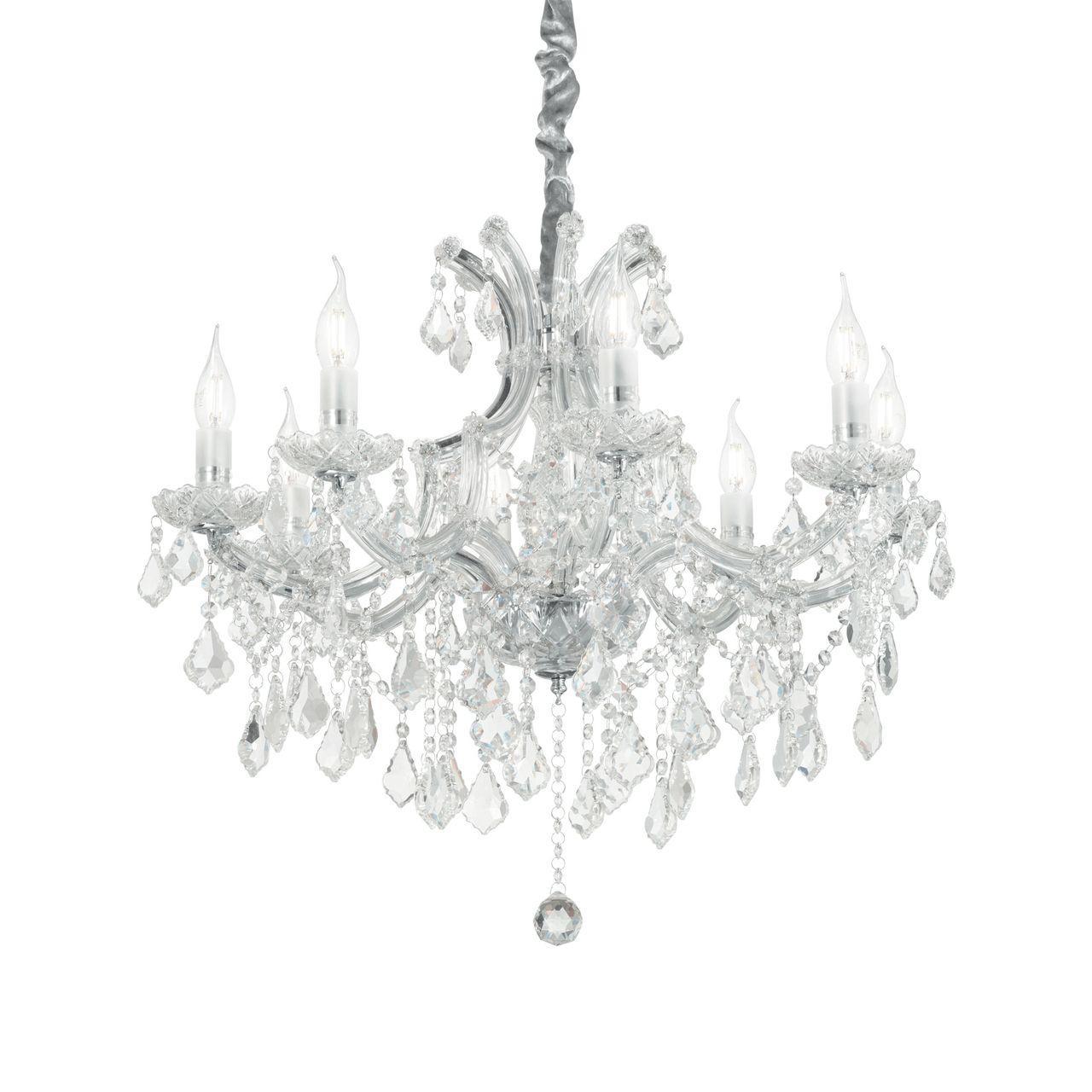 

Подвесная люстра Ideal Lux Napoleon Cromo