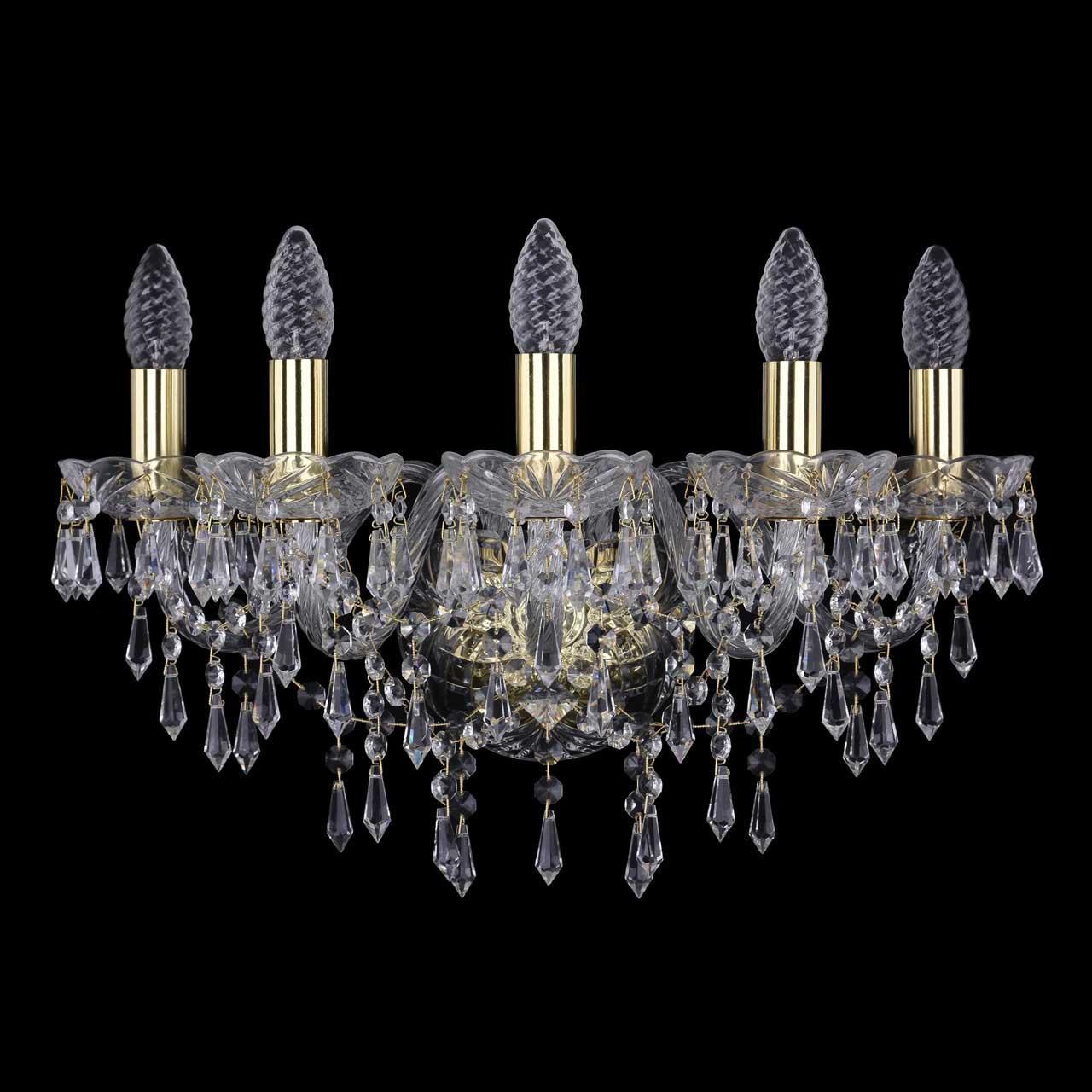 

Бра с хрустальными подвесками