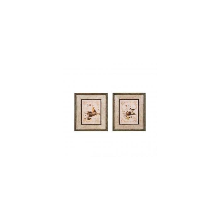 Картины в рамах Framed Wall Plaque with Bird in Nest Image Картины в рамах Framed Wall Plaque with Bird in Nest Image