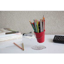 Органайзер для рабочего стола Peleg Design desk bucket красный Органайзер для рабочего стола Peleg Design desk bucket красный