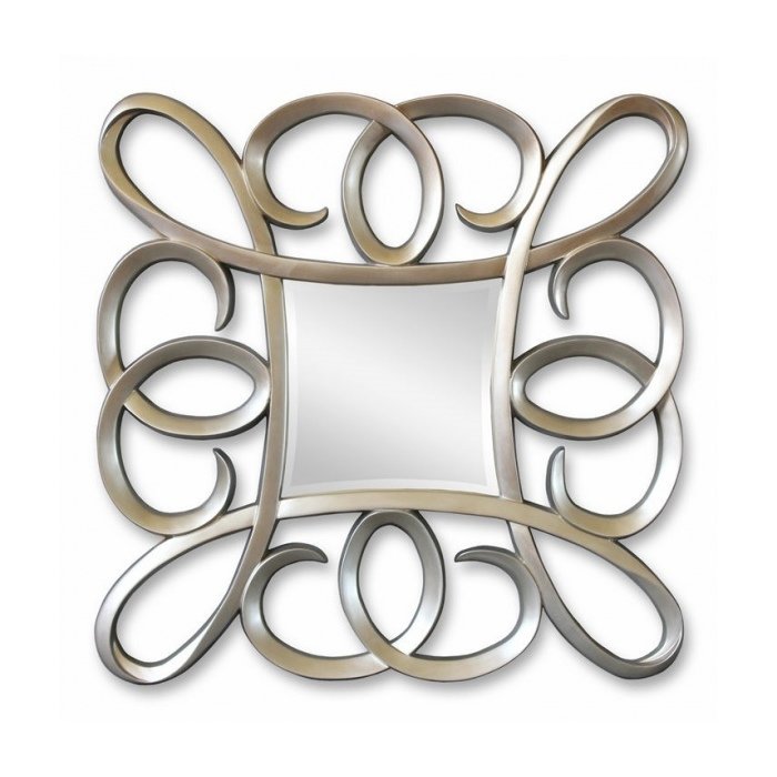 Зеркало в раме Grand Coils Silver Зеркало в раме Grand Coils Silver