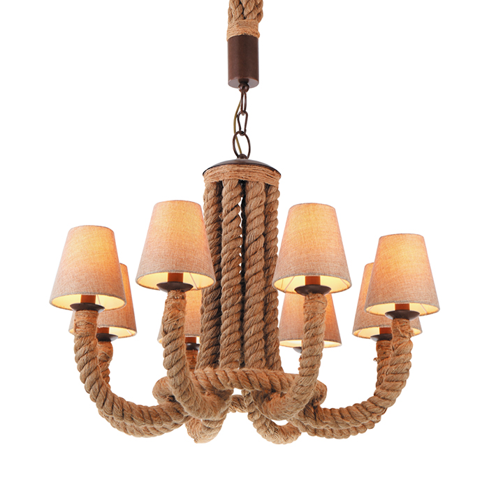 

Подвесная люстра Arte Lamp Corda в кантри-стиле