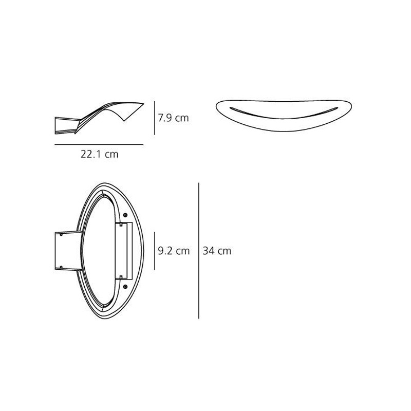 

Настенный светильник Artemide Mesmeri