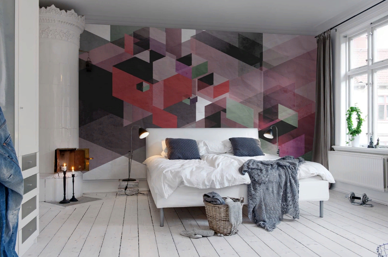 

Дизайнерские обои Fractal Red