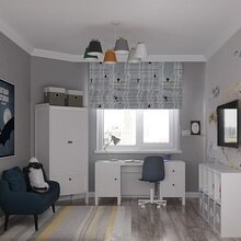 Фото из портфолио Дизайн-проект детской комнаты – фотографии дизайна интерьеров на INMYROOM