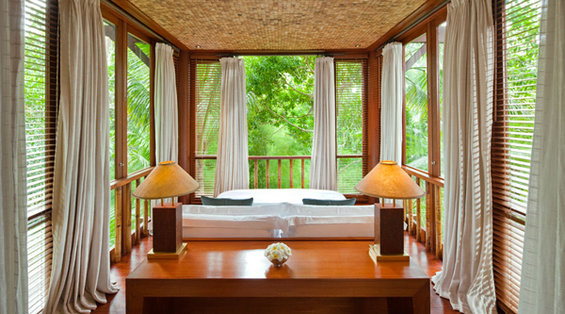 Фотография: Спальня в стиле Восточный, Дома и квартиры, Городские места, Отель, Бали – фото на INMYROOM