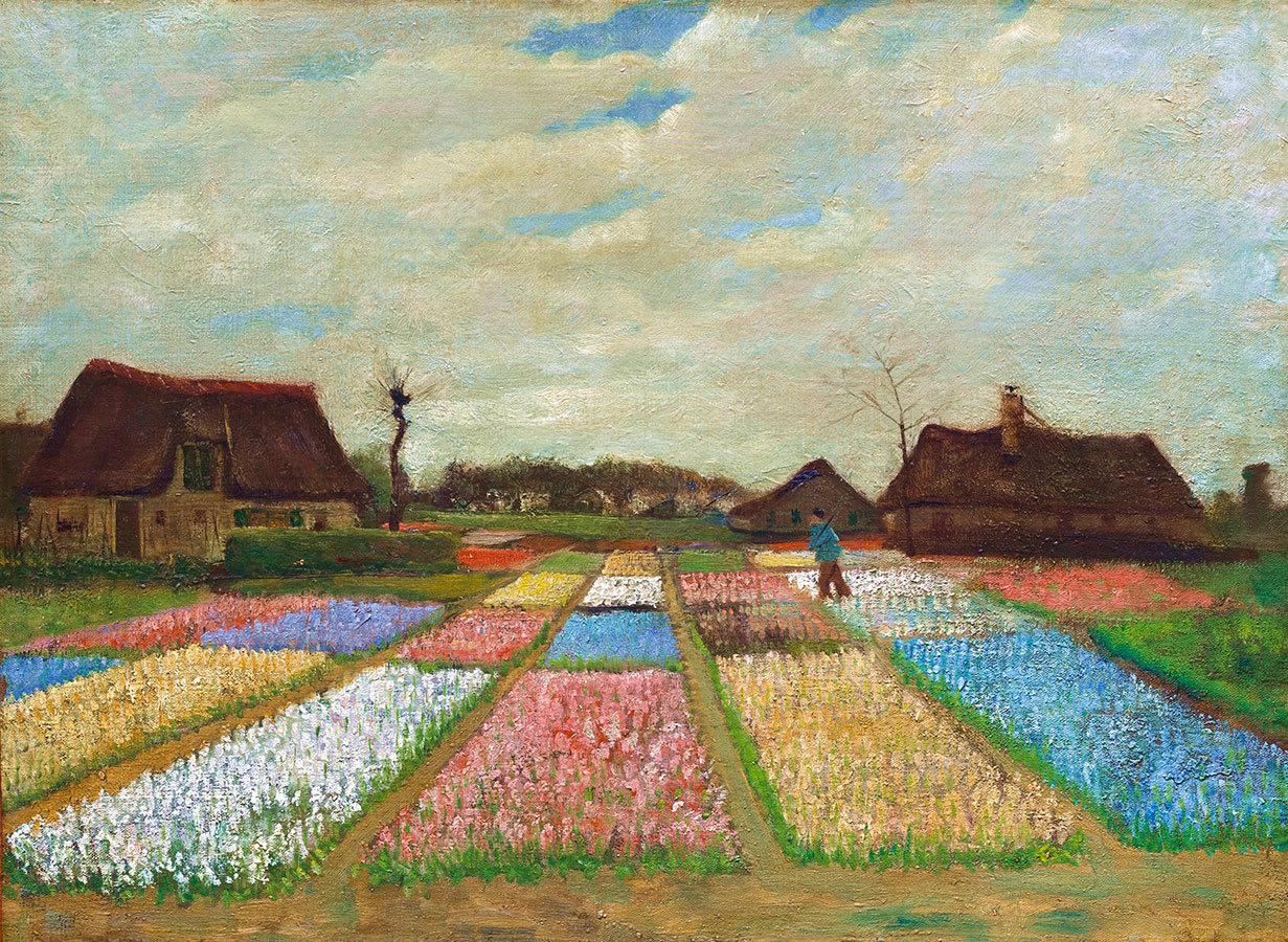 

Репродукция картины на холсте Bulb Fields 1883 г.