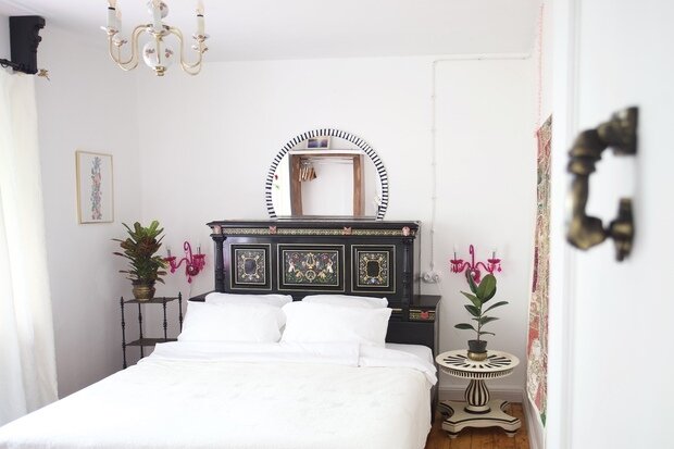 Фотография: Спальня в стиле Прованс и Кантри, Эклектика, Винтажный,  – фото на INMYROOM