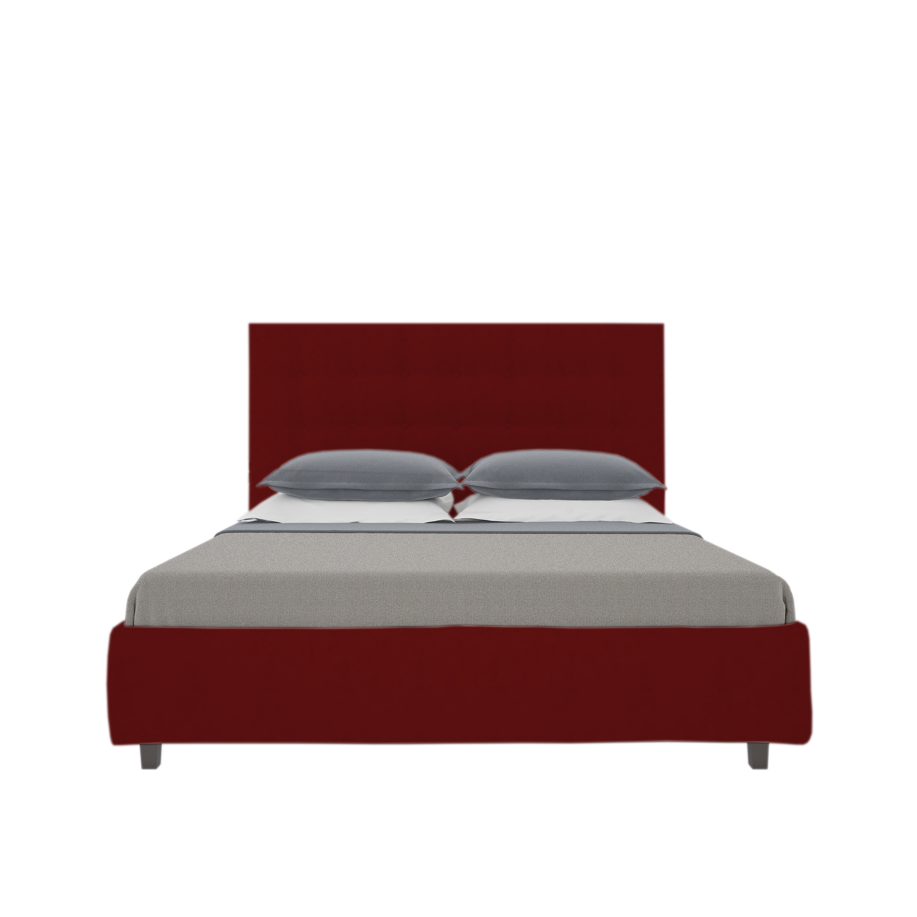 

Кровать Royal Black велюр красный 200х200