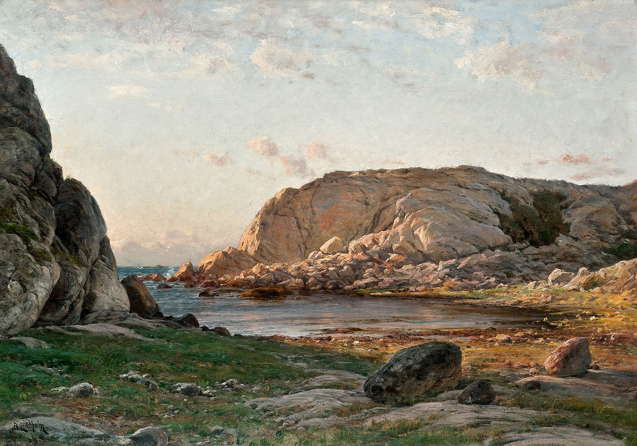 

Репродукция картины на холсте Cliffs on The Coast