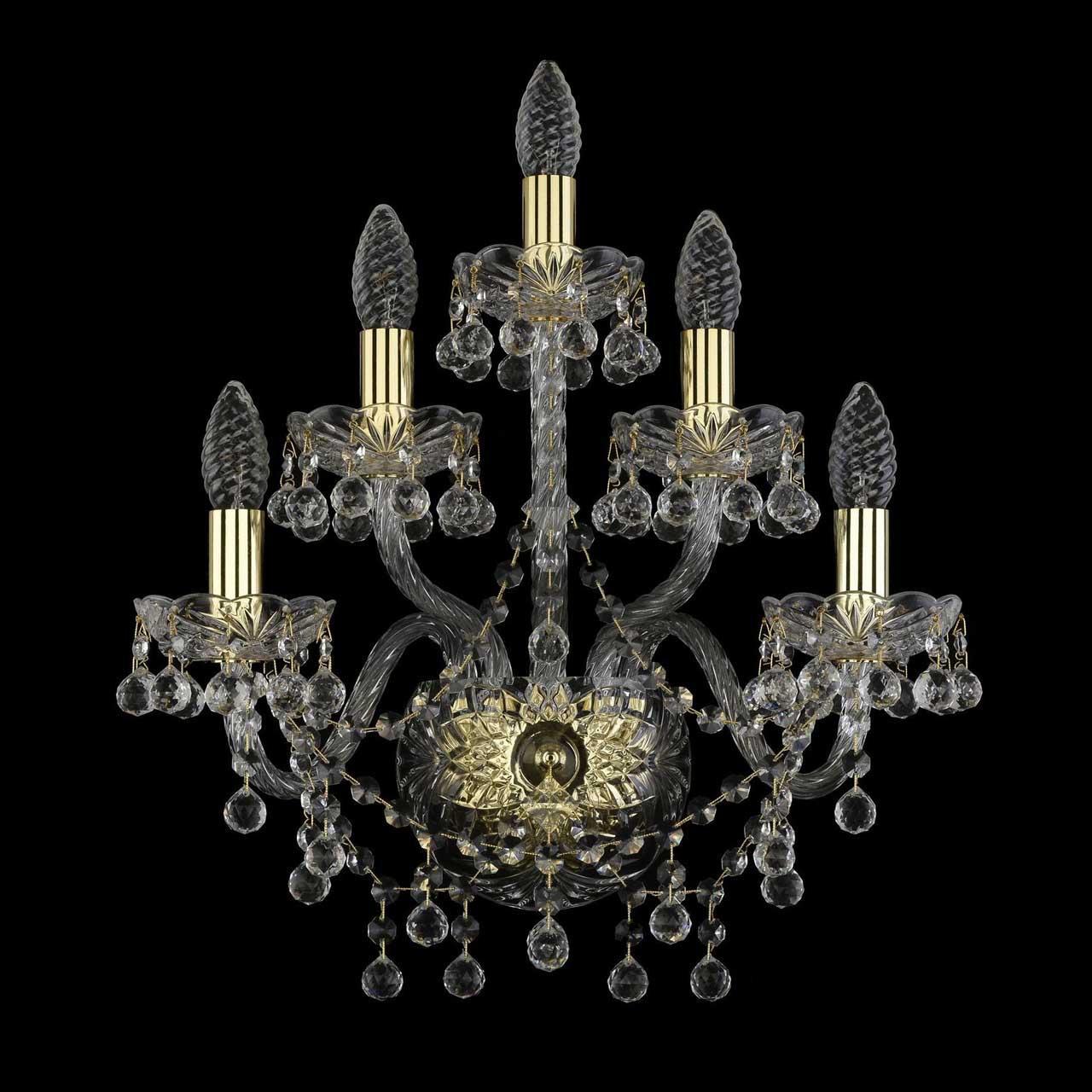 

Бра с хрустальными подвесками