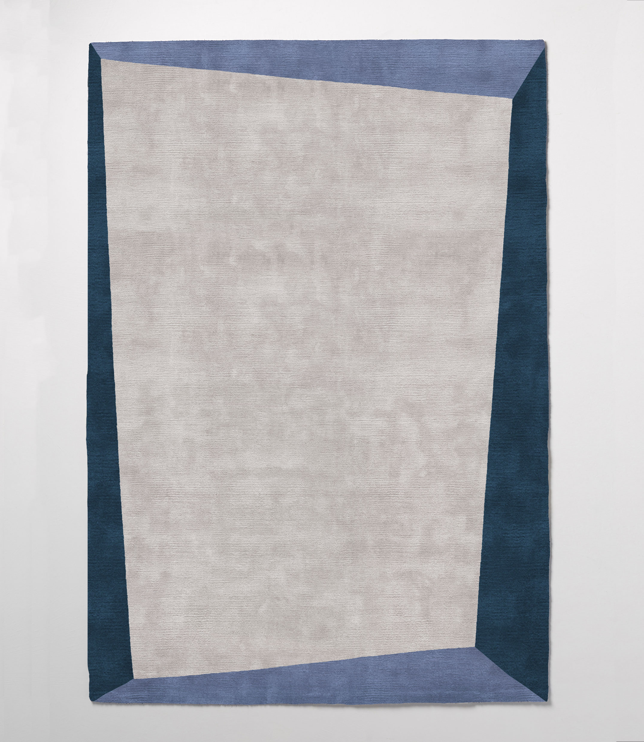 

Ковер Dipped Frame Blue серо-синего цвета 300х500