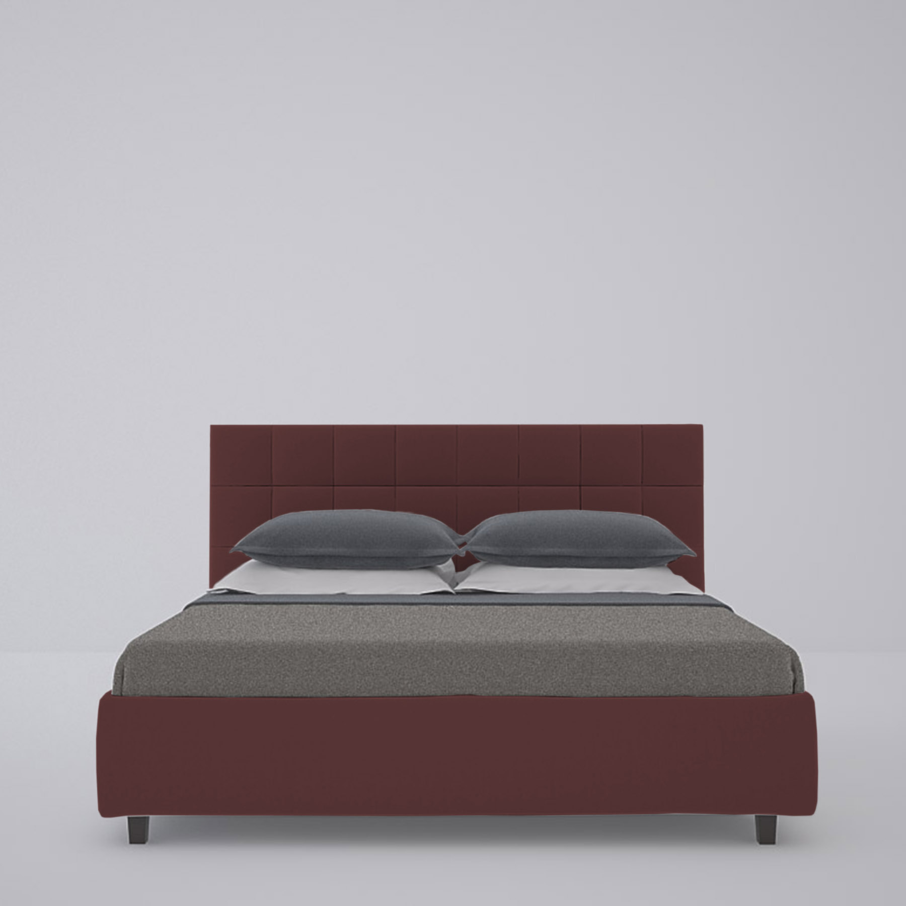 Двуспальная кровать Альберто 160х200 коричневая 05b