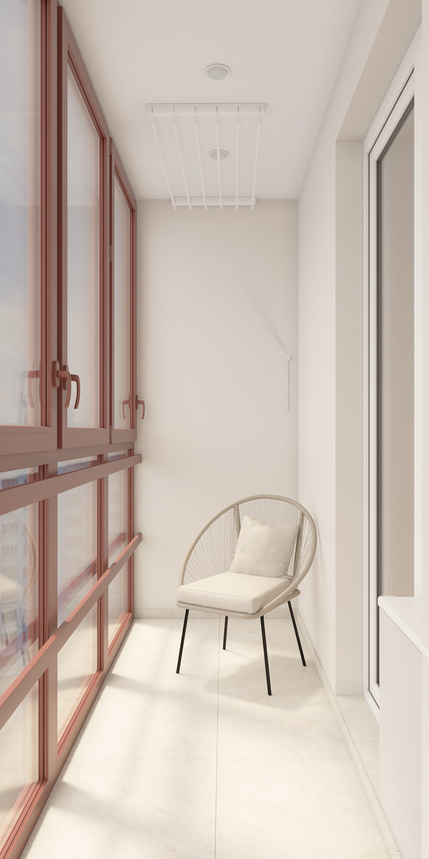 Фото из портфолио Дизайн проект 2-х комнатной квартиры "СОЛНЕЧНЫЙ ЗАКАТ" – фотографии дизайна интерьеров на INMYROOM