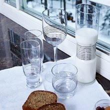 Бокал для воды Viva с золотыми полосками Бокал для воды Viva с золотыми полосками