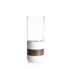 Подсвечник с деревянным декором Loca Nera Low Cylinder Подсвечник с деревянным декором Loca Nera Low Cylinder