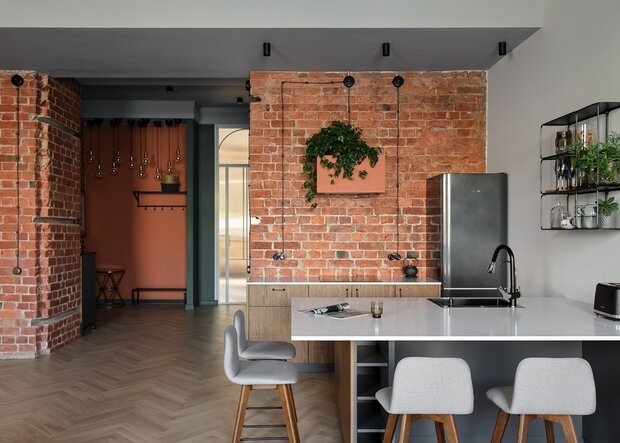 Фотография: Кухня и столовая в стиле Лофт, Современный,  – фото на INMYROOM