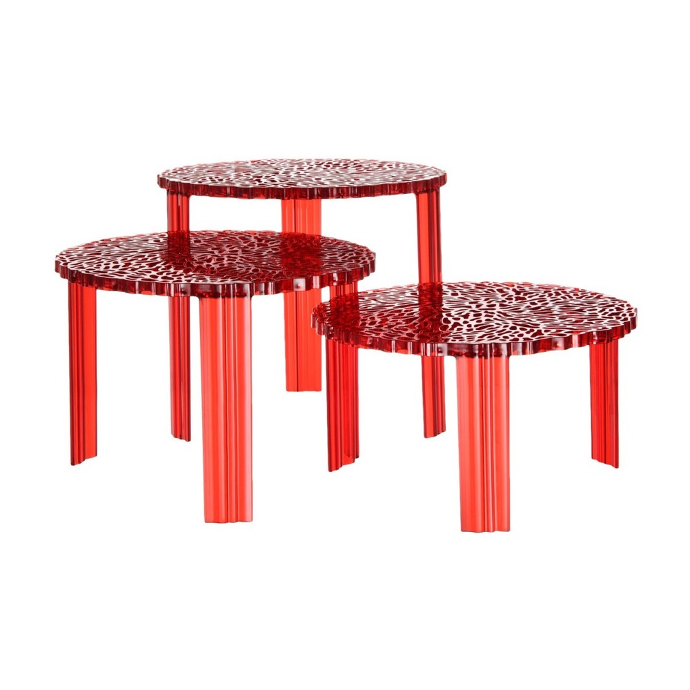 

Столик журнальный t-Table красного цвета