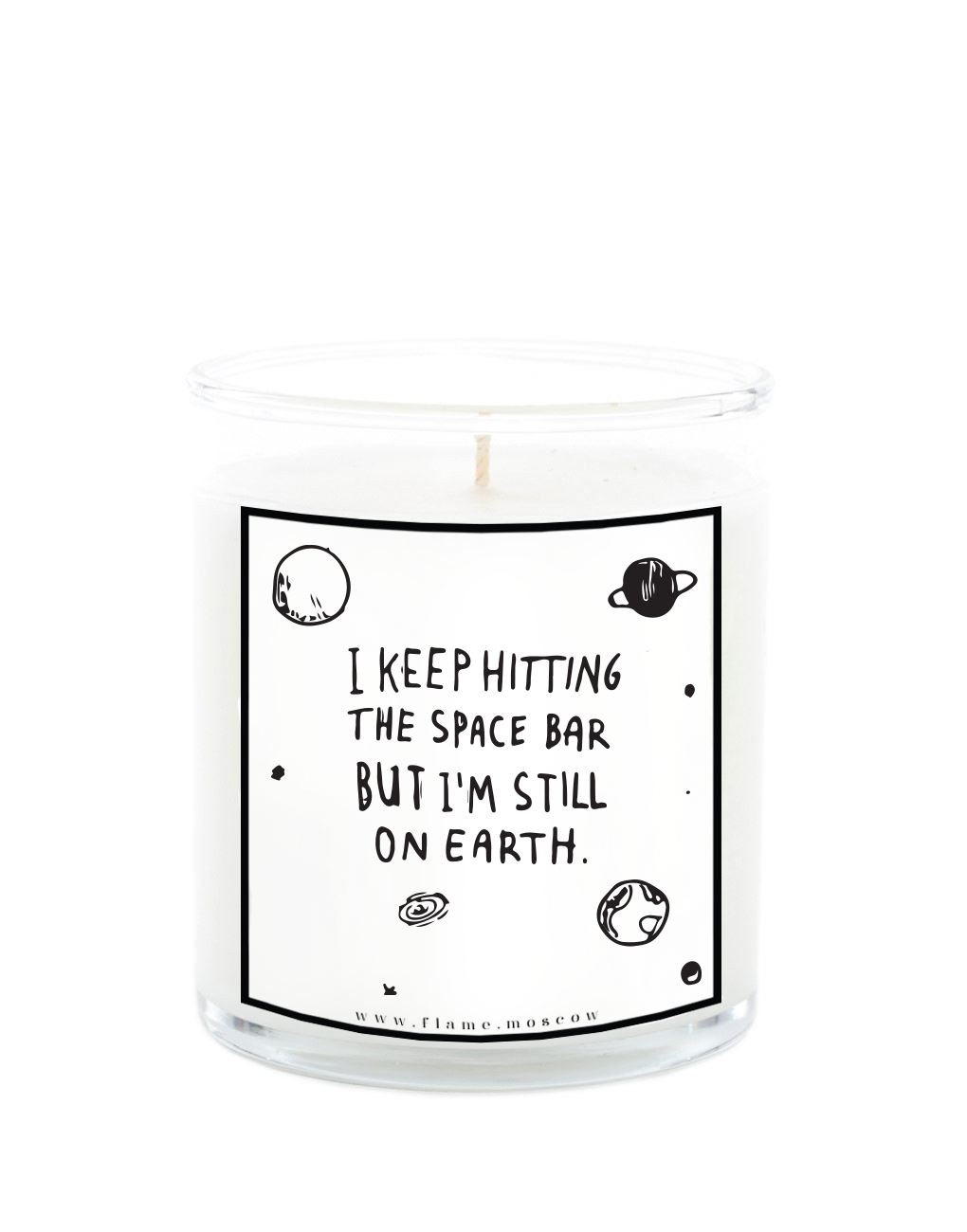 

Ароматическая свеча Space из 100% кокосового воска